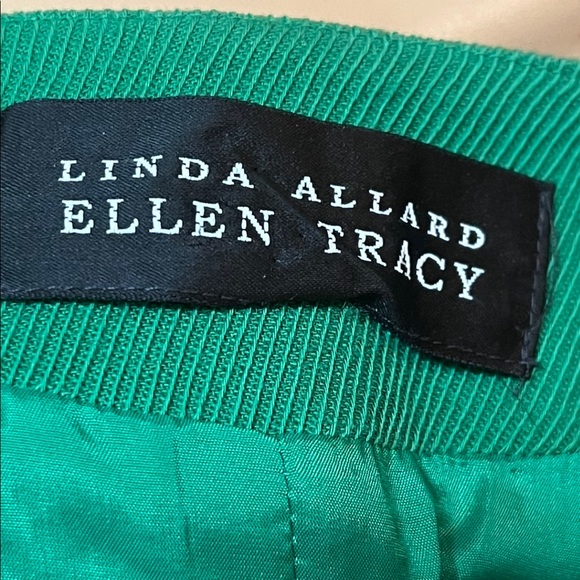 Ellen Tracy Green 2pc single-breasted tailored Blazer and Vest Size10 - Picture 8 of 12